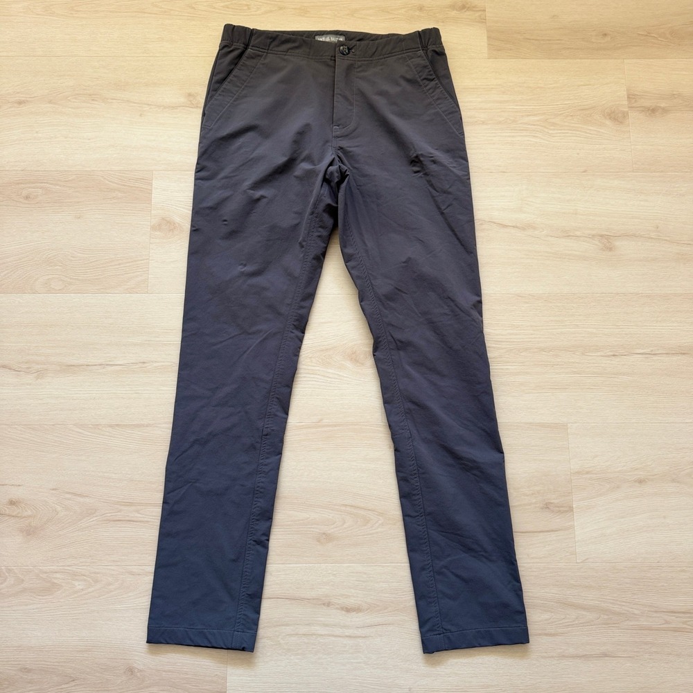 Michael Bastian‎ Mens Gray Nylon Blend Traveler Pants Size 30 Hike Athletic